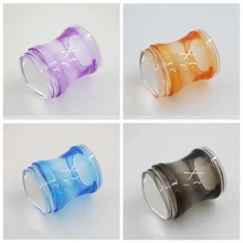 1 pc 젤리 stamper 모자 4cm 플라스틱 네일 아트 명확한 실리콘 마시맬로 네일 stamper & 큰 투명 스크레이퍼 yz 27-30(China)