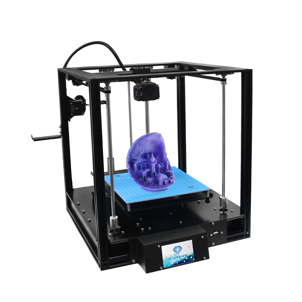 

Sapphire S 3D Auto Leveling 3D Printer Touch LCD Titan Extruder Resume Printing Function Linear Guide CoreXY Desktop 3D Printer