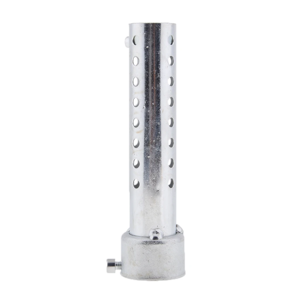 35mm Silver Motorcycle Exhaust Can Muffler Insert Baffle DB Killer Silencer High Strength Stainless Steel Corrosion-Resistant