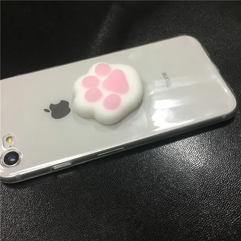 Squishy милый кошачий коготь ТПУ мягкий чехол для iPhone 5 5S SE и 6 7 8 X милые девушки подарок животные Kitty Печать морской лев чехол на 7 8 плюс - Цвет: G