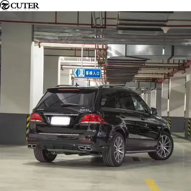 W166 GLE 320 400 GLE63 AMG стиль комплект кузова автомобиля ПП Неокрашенный передний бампер