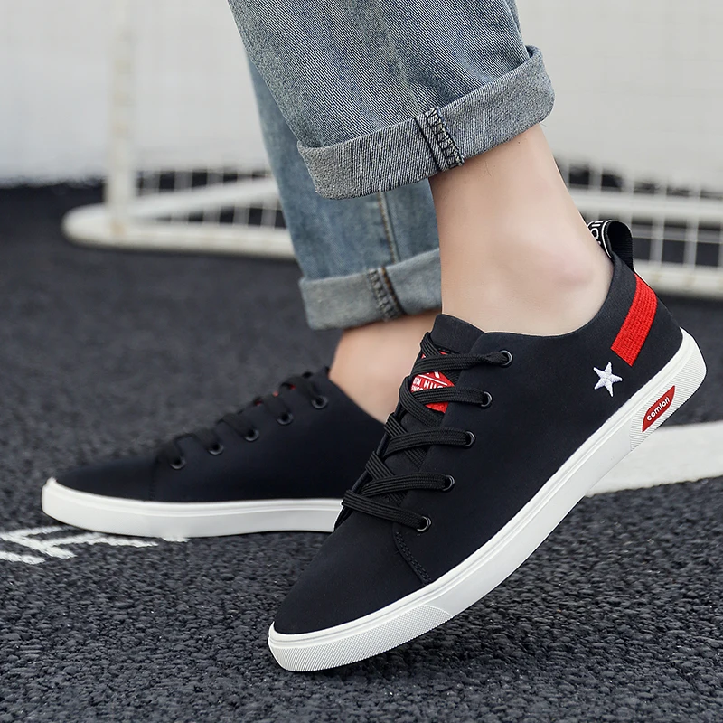 

Men canvas Shoes Handmade Moccasinsr summer breathable Men Loafers Design lace up Comfort Peas Men Flats shoes Zapatos Hombre 5