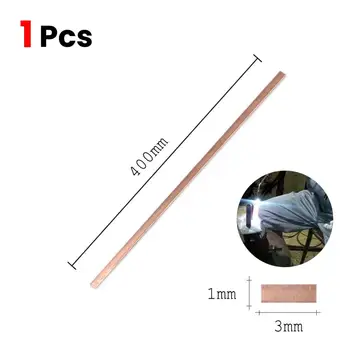 

1/5/10/20 Pcs High Quality Red Copper Welding Rod Copper Brazing 400 mm Length 3 mm Width 1 mm Thickness