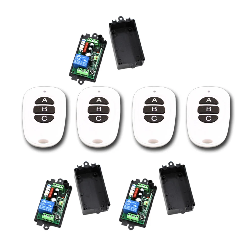 110V 220V Wireless Remote Control Switch RF Remote Switch System 1CH