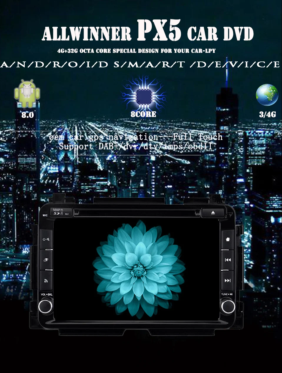 Android 9,0 4+ 64 ГБ для Honda HR-V HRV XRV Vezel 2013~ автомобильный мультимедиа, ТВ DVD gps Радио Carplay навигационная головка экран устройства