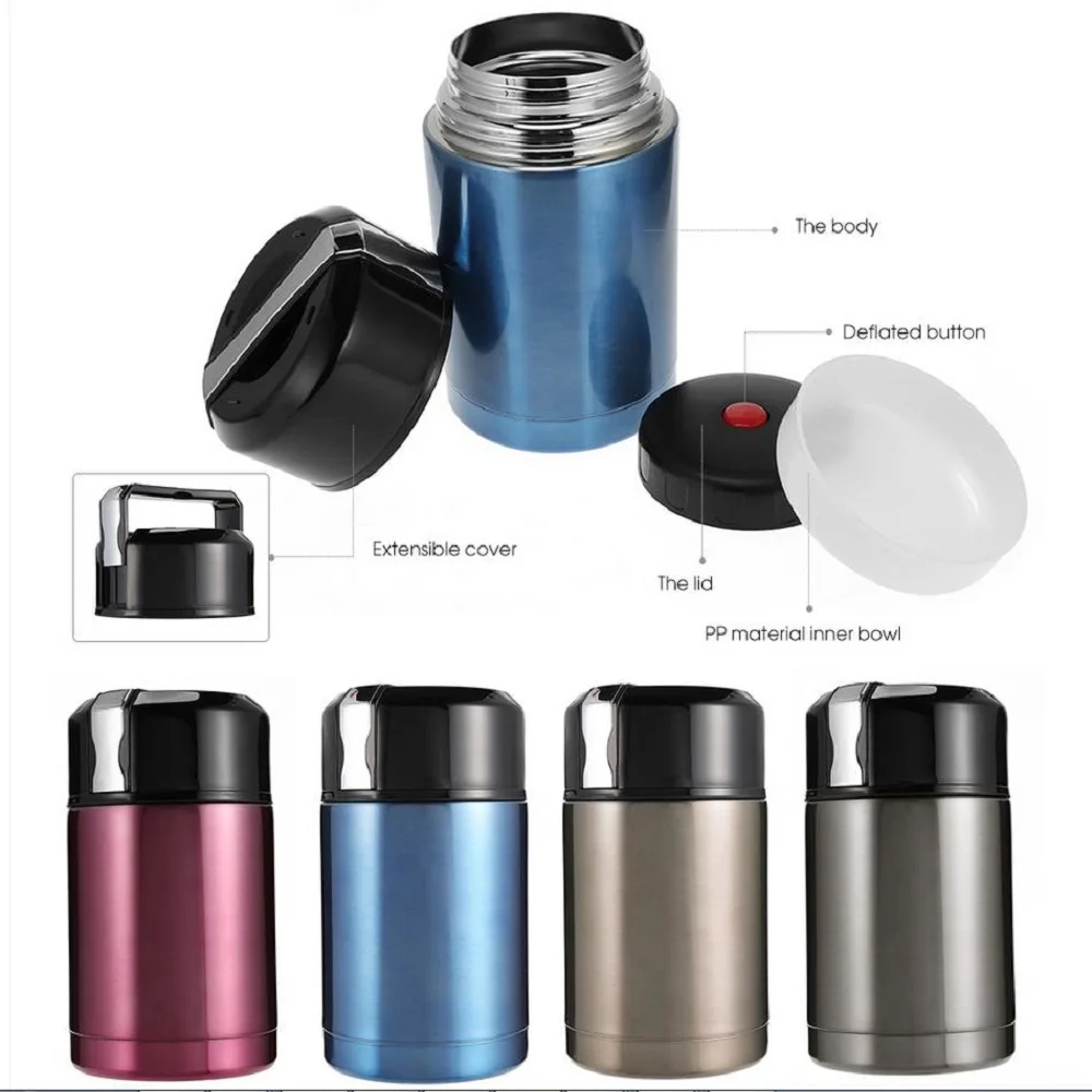 800ML/1000ML Thermos Bottle Food Container Inox Folding Spoon Cute Flask Bring Bag Kids Lunch Box Stainless Steel Bento Thermo
800ML/1000ML Thermos Bottle Food Container Inox Folding Spoon Cute Flask Bring Bag Kids Lunch Box Stainless Steel Bento Thermo