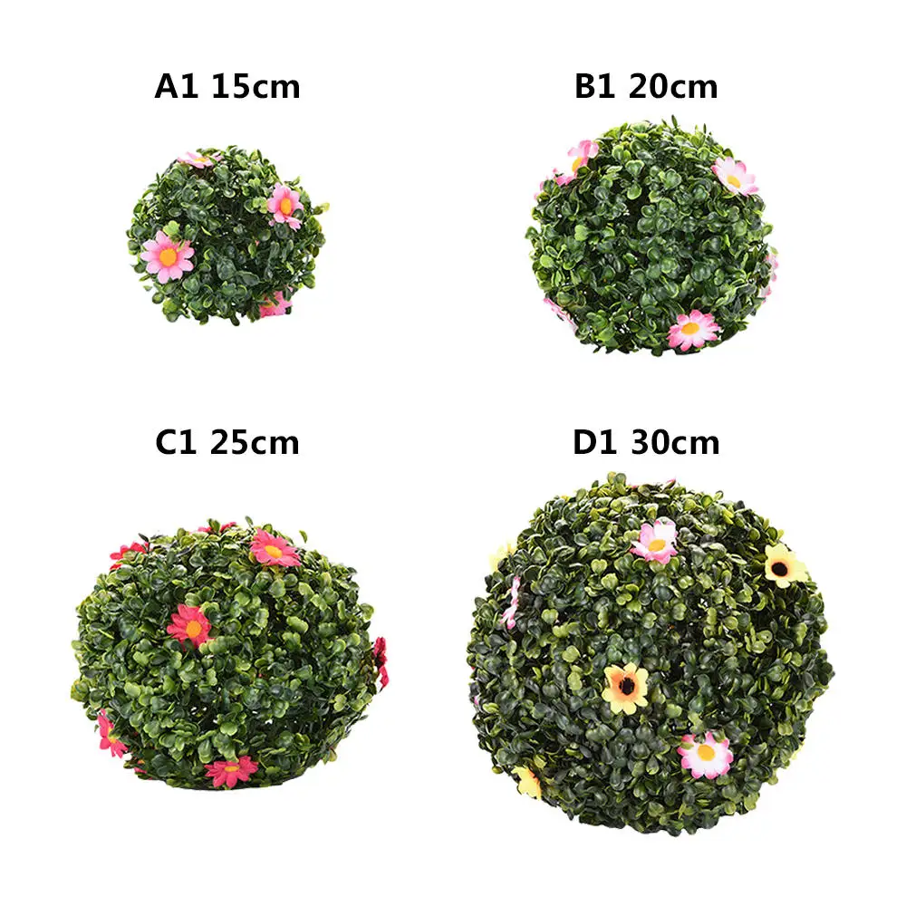 Искусственные растения трава мяч пластик Орхидея имитация Миланский цветок Главная Отель Свадебные украшения
