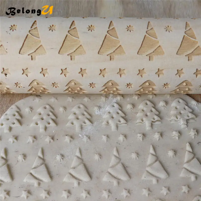 wood rolling pin MUW-249-03