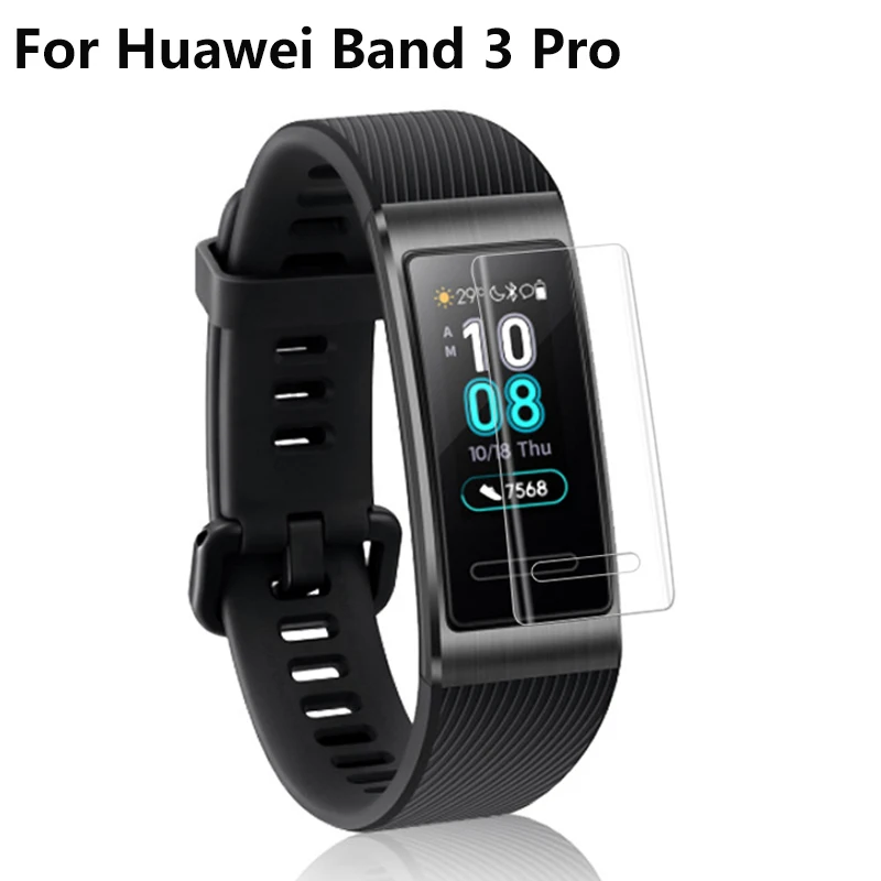 

Soft TPU HD Clear Protector Film For Huawei Band 3 Pro Smart Wristband Screen Film Bracelet Full Screen Protector Cover