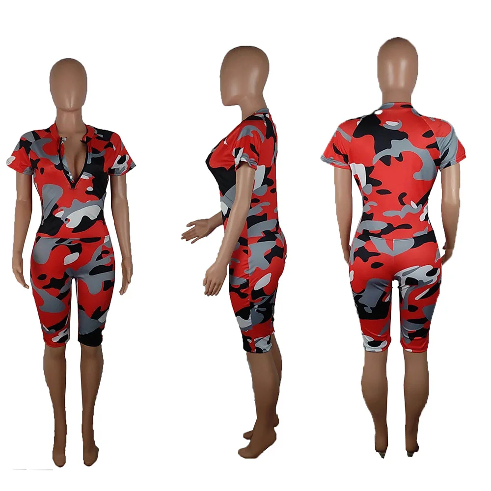 2019 Camouflage Sexy Playsuit Fashion Casual Summer Overalls Streetwear Bodysuit One Piece Rompers Womens Jumpsuit Shorts 2019 Camouflage Sexy Playsuit Fashion Casual Summer Overalls Streetwear Bodysuit One Piece Rompers Womens Jumpsuit Shorts
