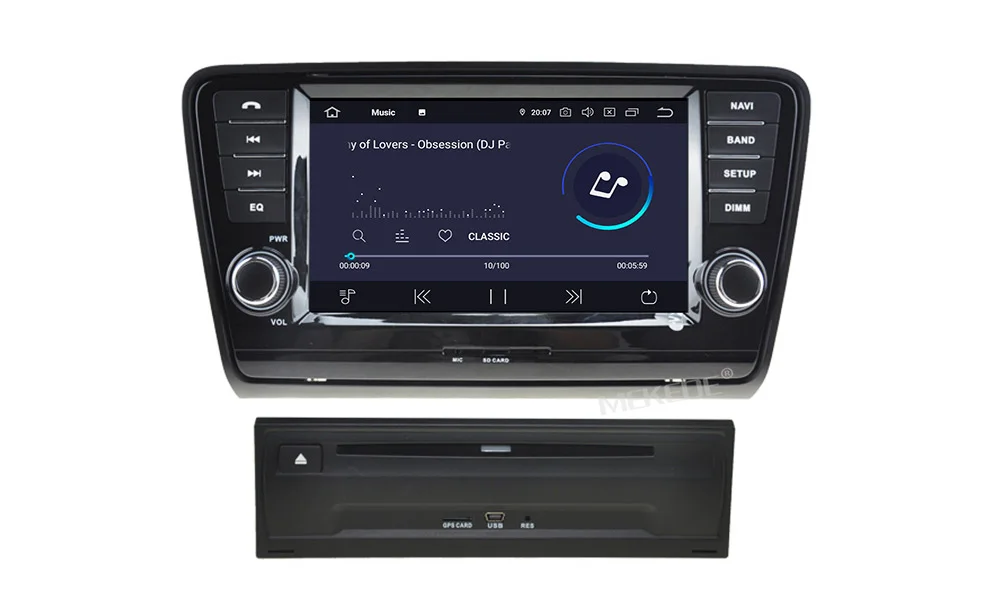 Excellent Android 9.0 8"2din car gps navigation radio coche player for SKODA Octavia 2013-2018 A8 with wifi bluetooth carplay USB navi 17