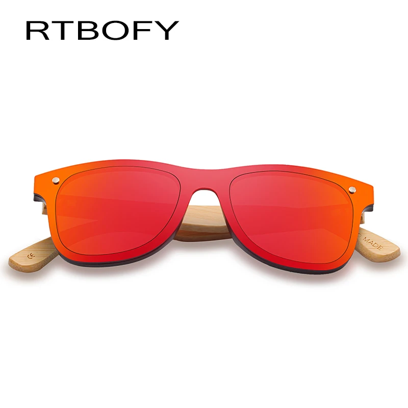 RTBOFY Новые Популярные Деревянные Солнечные Очки, Женщинам, марочные, дизайнерские, Высокое качество, Бамбуковые Солнечные Очки для Мужчин, Защита УФ400, oculos de sol