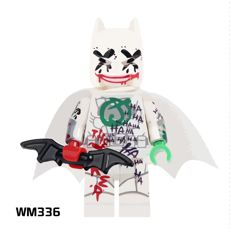 

Building Block Single Sale WM336 Batman Suit Vandalized by Joker DC Super Hero MOC Figures Super Heroes Gift Toys for Children