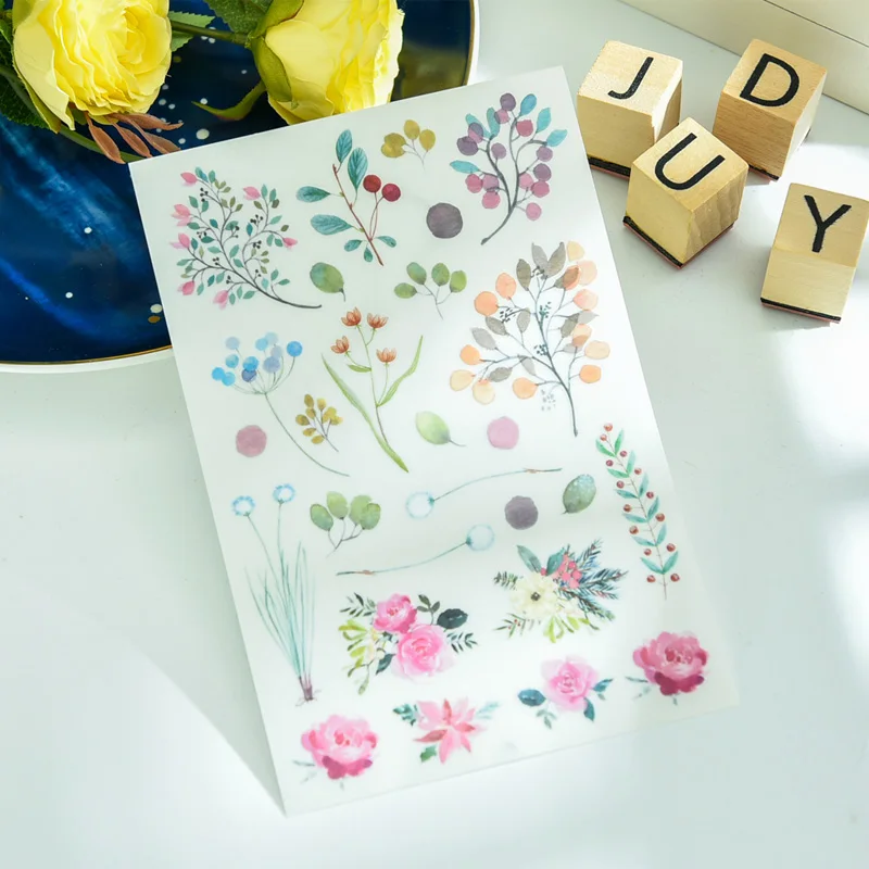 YPP CRAFT 4 шт. прекрасные цветы руб на Набор для Скрапбукинг DIY проекты/фотоальбом/карты для ручной работы