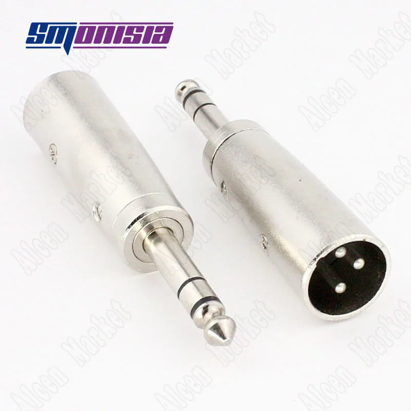 

J3P 3Pin XLR Audio Video Male To 6.5mm Double Sound Channel Male Plug TRS To XLR Stereo Microphone Plug