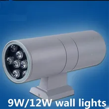 Супер яркий IP65 9 Вт напольный сада до и Подпушка настенный светильник Лампа двор коридор виллы парков современное освещение высокое качество