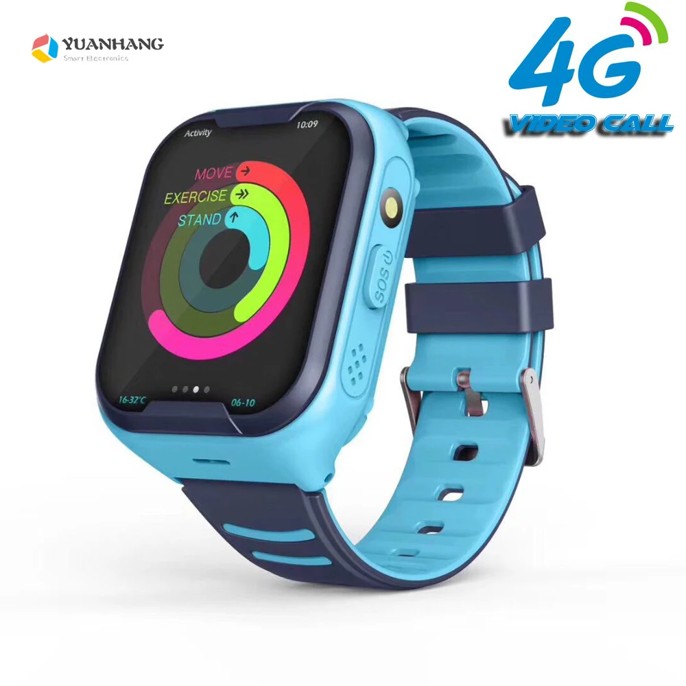 Цена IPX7 водонепроницаемый смарт 4G Удаленная камера gps Wi Fi Дети Студенты умные часы SOS видео вызов монитор трекер местоположение часы