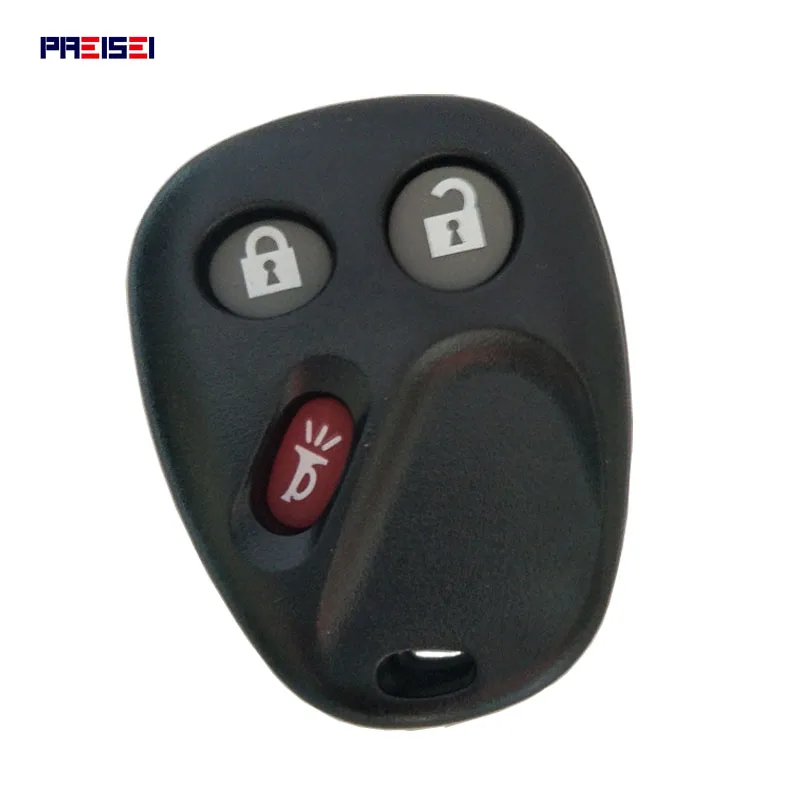 

PREISEI 3 Buttons Replacement Keyless Remote FOB Case For BUICK GMC CADILLA CHEVROLET OLDSMOBILE PONTIAC New Car Key Shell