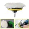 6Pcs Buffing Pad Set Thread 3 inch Auto Car Polishing pad Kit for Car Polisher + Drill Adaptor M10 Power Tools accessories ► Photo 2/6