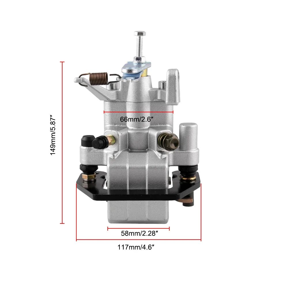 Прочный мотоцикл тормозной суппорт для мотоцикла для RHINO 450 2006-2009 Новые аксессуары для мотоциклов нижний насос задний тормозной суппорт