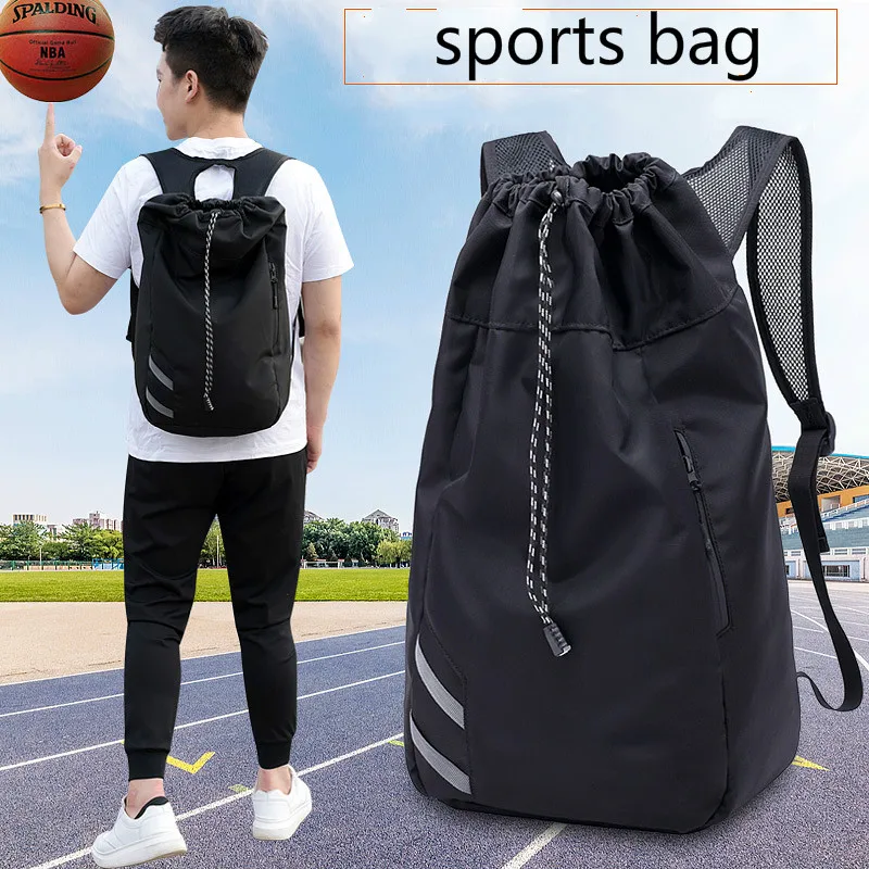 

Trend Basket Backpack Waterproof Travel School Bag College Laptop Men Backpack Drawstring Backpack SportBag