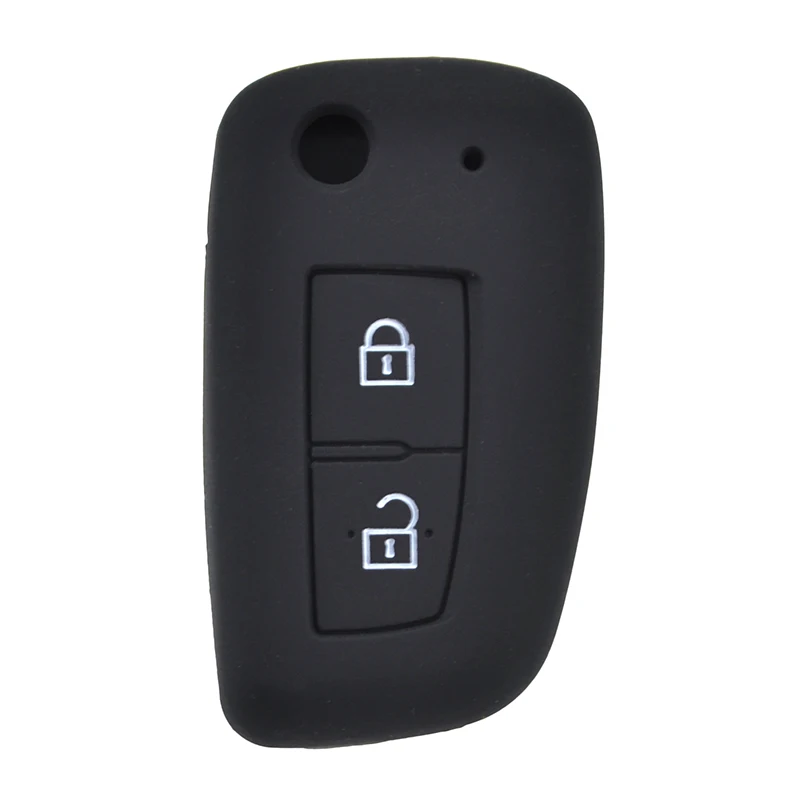 2 кнопки силиконовый Автомобильный Брелок дистанционного управления с ключом чехол Чехол для Nissan X-Trail Juke Qashqai Micra Pulsar