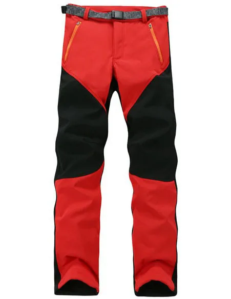 MAZEROUT mujer invierno impermeable Trekking senderismo pantalón Camping al aire libre pantalones SoftShell de lana de esquí de Climing botiquín Plus tamaño P17 MAZEROUT mujer invierno impermeable Trekking senderismo pantalón Camping al aire libre pantalones SoftShell de lana de esquí de Climing botiquín Plus tamaño P17