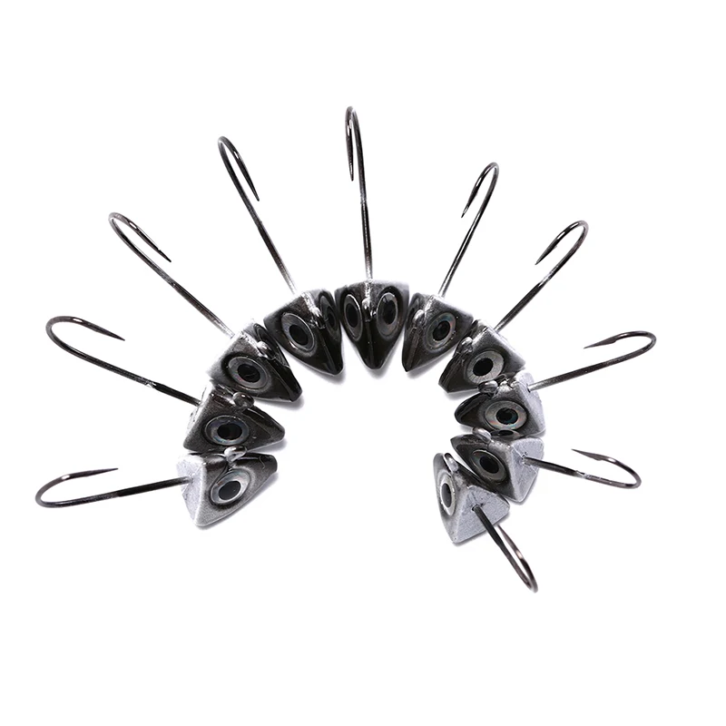 

5Pcs/Lot Jig Head Multicolor 2g 3g Lead Head Hook Lure HookFishing Tackle Hooks Head Hooks