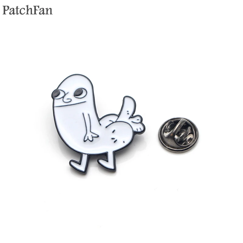 

Patchfan dickbutt bird DIY Enamel Pins clothes metal Gift Jewelry bag shirt hat backpack insignia Brooches Badges for men A1596