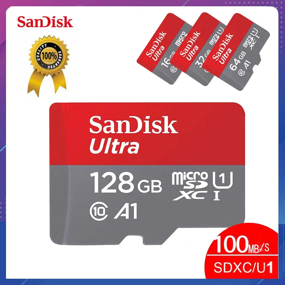 Оригинальный sandisk оптовая карты памяти 16 ГБ 32 ГБ 64 ГБ 128 ГБ microSD флэш-карт уш-1 Dropshipping SDHC SDXC TF Micro SD карты