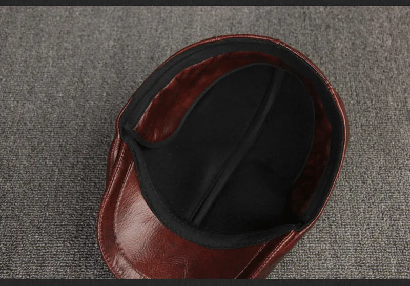 XdanqinX Для мужчин; зимняя шапка толстые теплые натуральной кожи береты с ушками Snapback модных брендов язык Кепки мужской Bone Dad's шапки