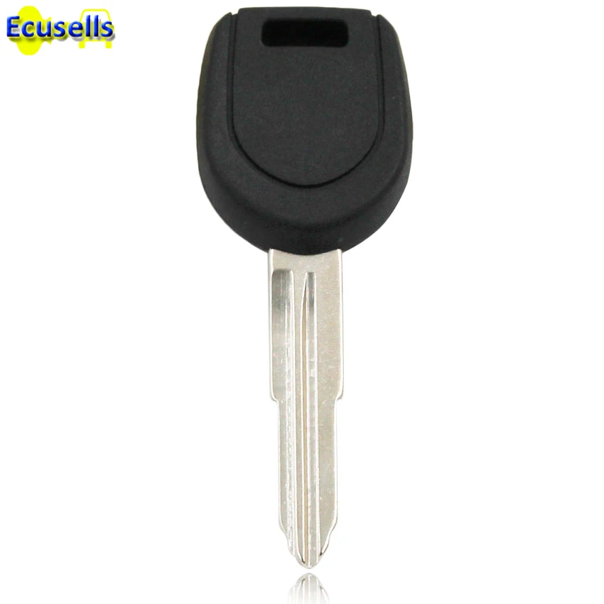 

New Uncut Transponder Ignition blank Key shell case for Mitsubishi Outlander Lancer Shogun Pinin can install chip right blade