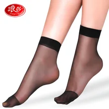 Женские летние нейлоновые ультратонкие носки 10 пар/лот женские короткие брендовые носки женские тонкие прозрачные носки