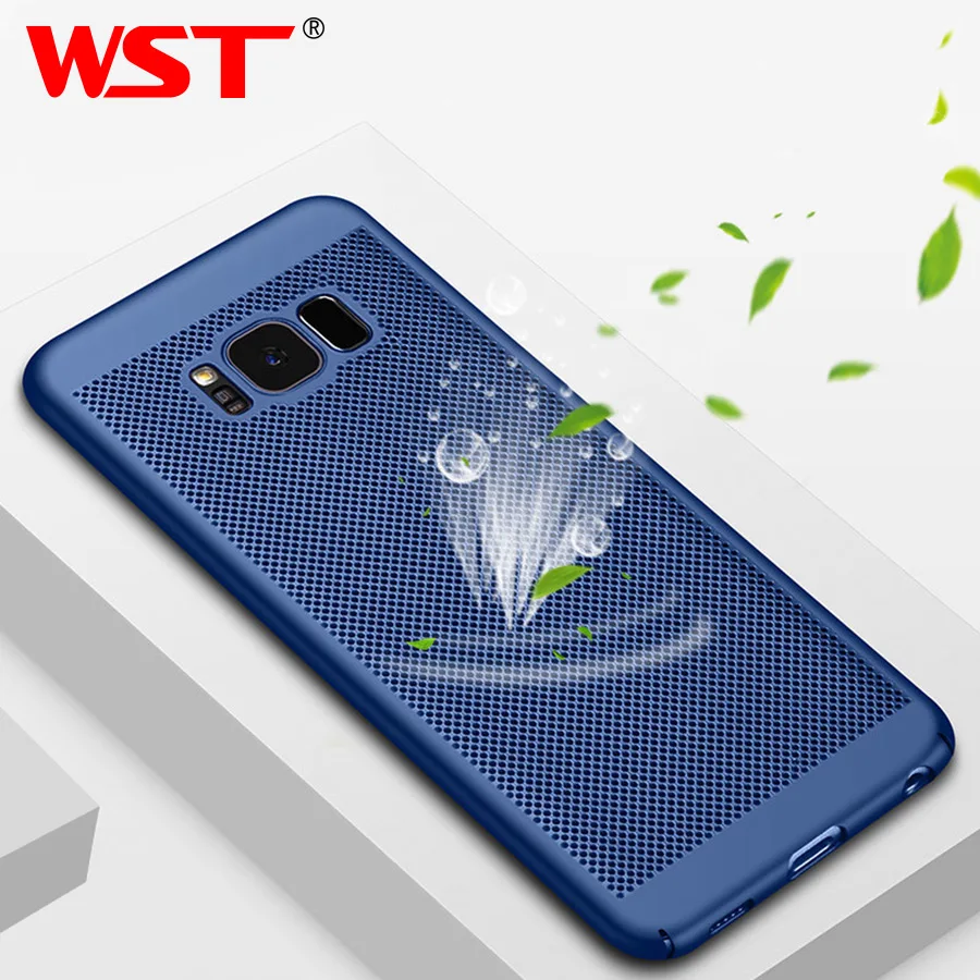 WST ультра тонкий чехол для телефона Samsung Galaxy S8 S9 S7 S6 Plus Edge Чехол с полым тепловым