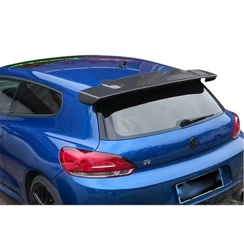 VOTEX стиль Scirocco углеродного волокна задняя Крока крыши крыло спойлер для Volkswagen VW Scirocco 2010~(не для R