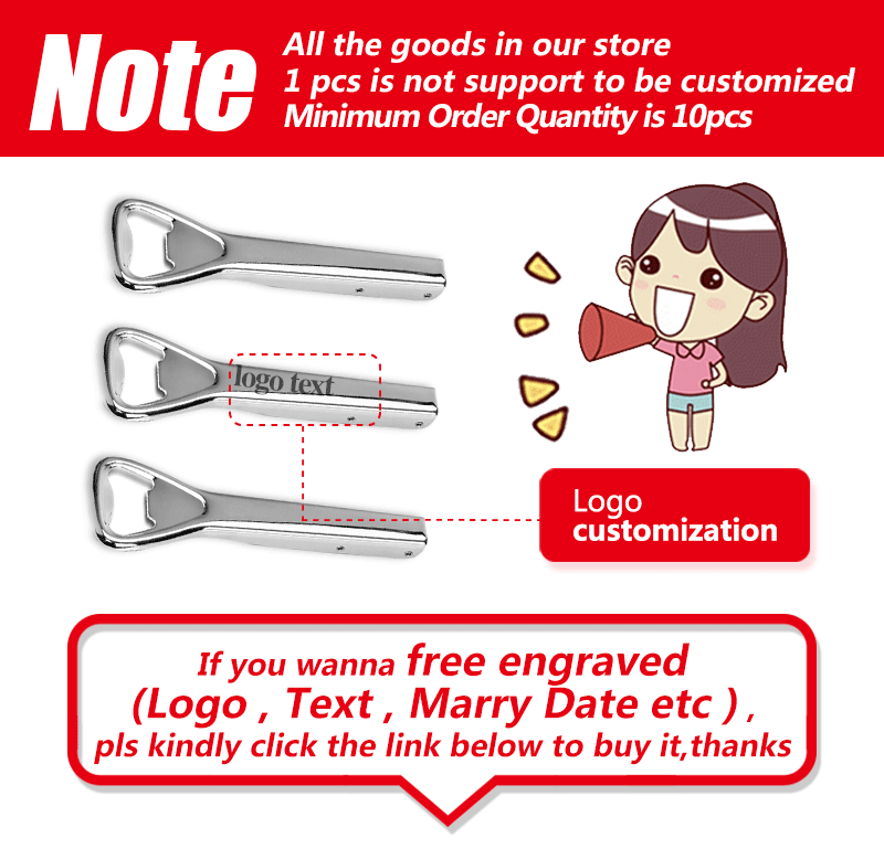 1pcs Quail Newest Style All Stainless Steel Bottle Opener Multifunction Portable Opener Famliy Bar Utensils Print Text Free