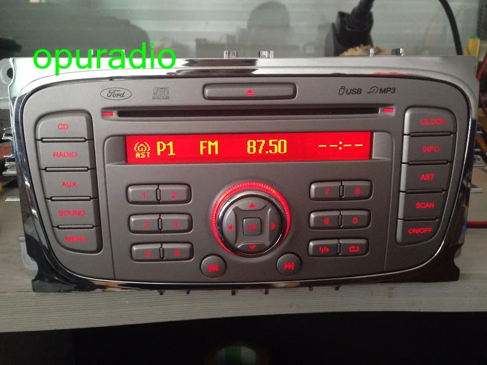 Подлинный один CD-диск радио CD1053 9M5T-18C939-JK с MP3 USB для автомобиля ford CD-плеер