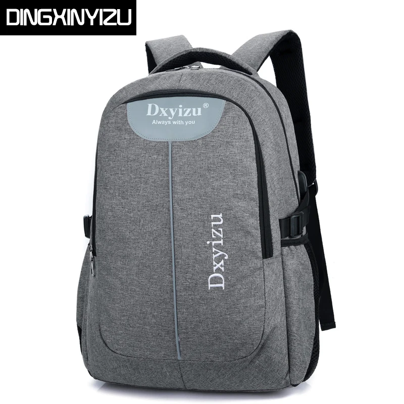 DINGXINYIZU Brand font b backpack b font Canvas Men and Women font b Backpack b font