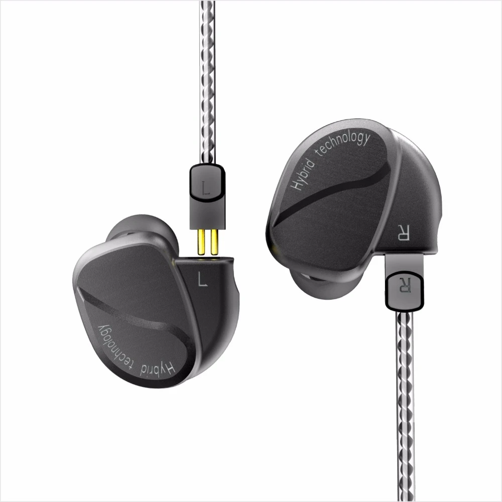 AK BQEYZ K2 2DD + 2BA гибридные наушники с наушниками HIFI бас для бега спортивные гарнитура