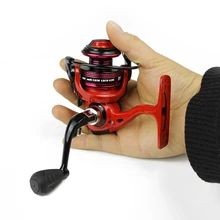 Лучшая дешевая мини рыболовная спиннинговая катушка с подшипником 5+ 1 BB зимняя ледяная карповая морская спиннинговая Рыболовная катушка из Китая molinete para pesca