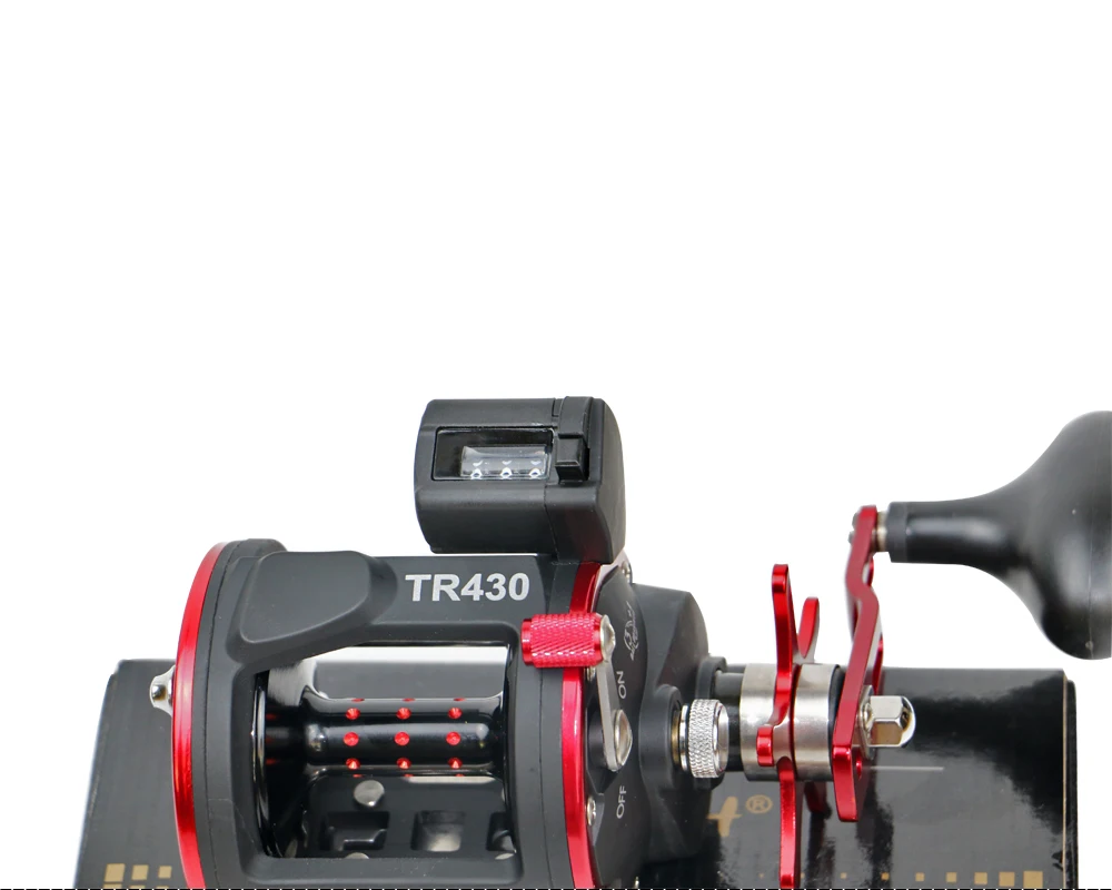 Roda de Pesca com Contador Carretel de Pesca Carretel de Pesca de Fundição 3 + 1bb Ai-shouyu Tambor Digital Barco Sistema Magnético 10-12 1 kg de Fundição 4.1: 5 Pesca 4.1: sistema magnético 10-12 1 KG Carretel De Pesca De Fundição