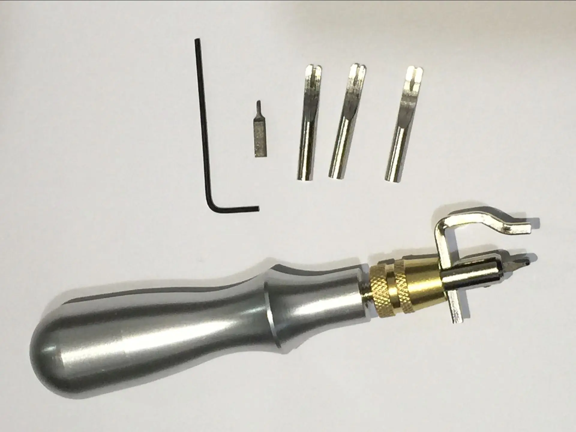 

Leather Trench Is Edger Cutting Edge Is 5-one Sideline Trenching Trenching Tool Multifunction Device Leather Craft Tools M-1179