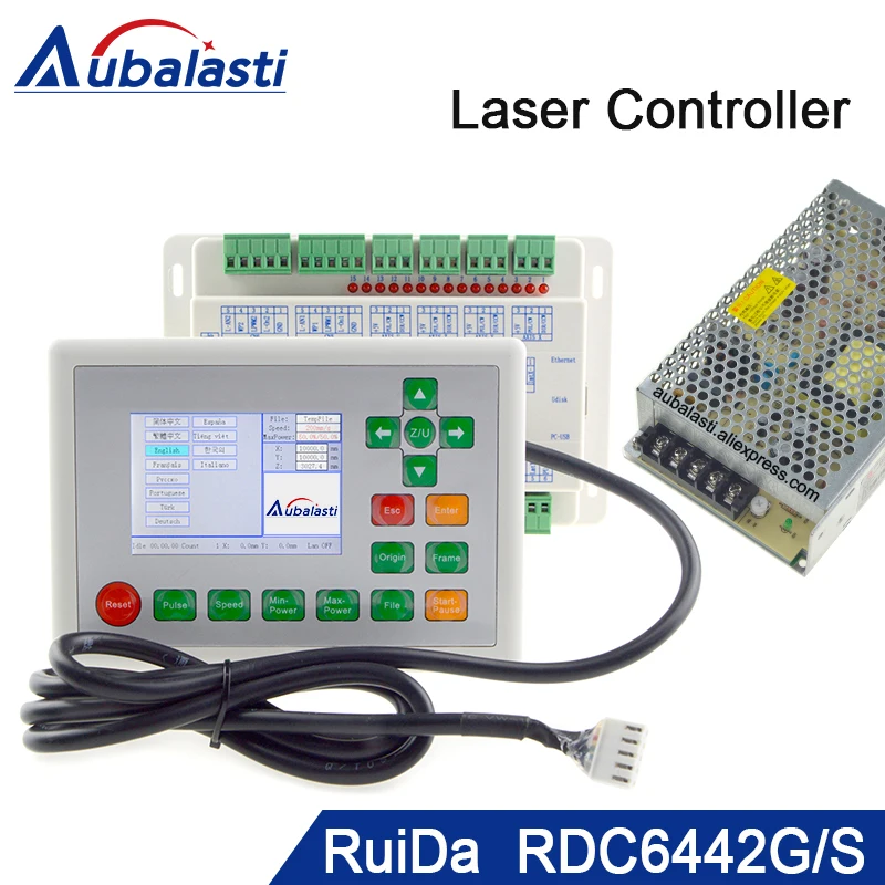 

co2 laser cutting machine controller RDC6442G 1sets+power supply 24V3A 1PCS