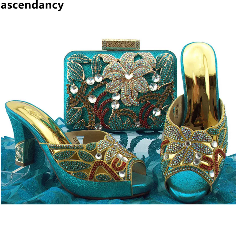 New Arrival Italian Women Shoes with Matching Bags Sales In and Bag Set African Sets 2018 | Обувь