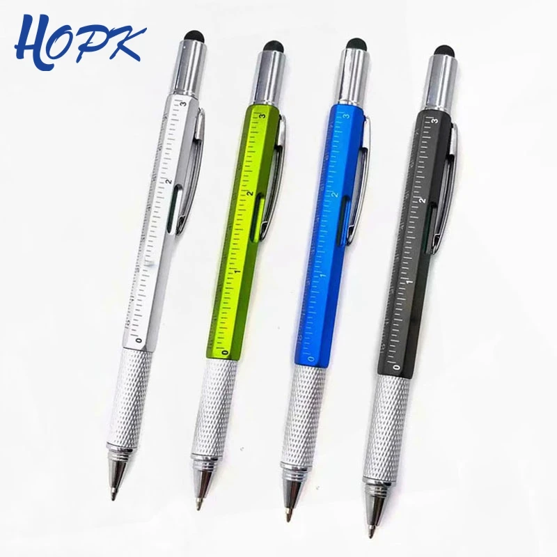 

Creative Novel Multifunctional Metal ballpoint pen Screwdriver Ballpen School office Touch Screen Tool Pen for Men Gadgets Gift