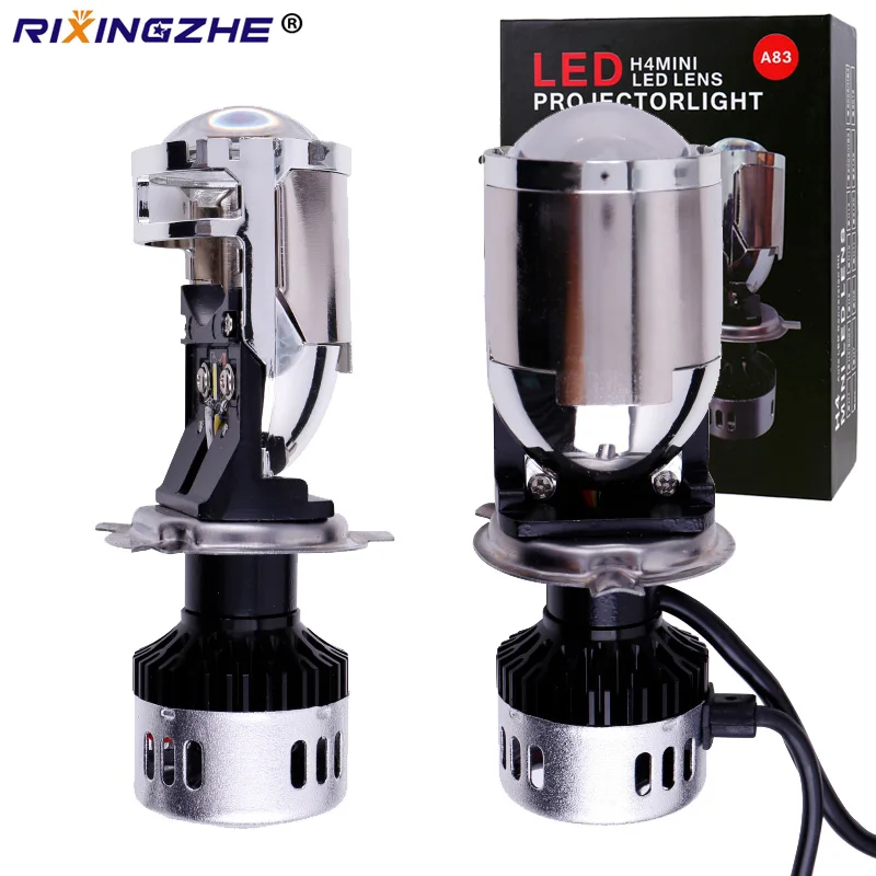 

RXZ New H4 LED Mini Projector Lens H4 LED Conversion Kit H4 Bulb 9600LM Automobiles Hi/Lo Beam LED Headlight Bulbs 12V 24V 6500K