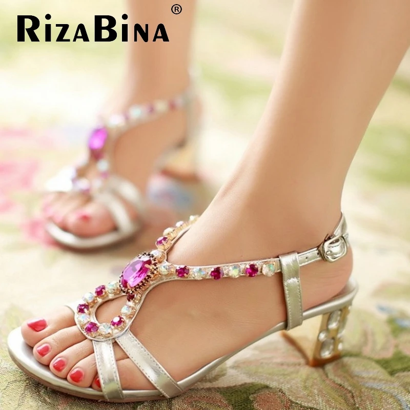 

free shipping thick high heel sandals women sexy fashion lady buckle shoes P13568 hot sale EUR size 33-43