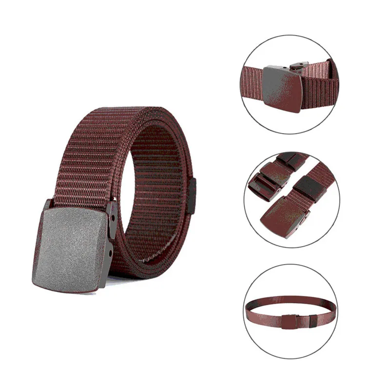 

New Quick Release Tactical Belts Nylon Military Waist Belt Soft With Metal Buckle Adjustable Heavy Duty Training Waist Belt