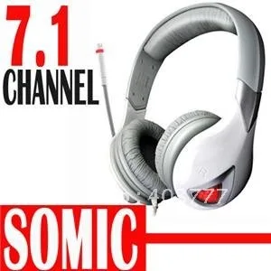 *S0101 Somic G945 G 945 USB 7.1 Gaming Headphone Headset PC Game w/ Mic White | Электроника