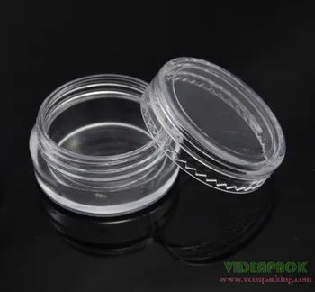 

1000pcs/lot Plastic 5ml loose powder jar,5g cream jar, eyeshadow box, cosmetic packing, loose powder case, 5ml plastic jar
